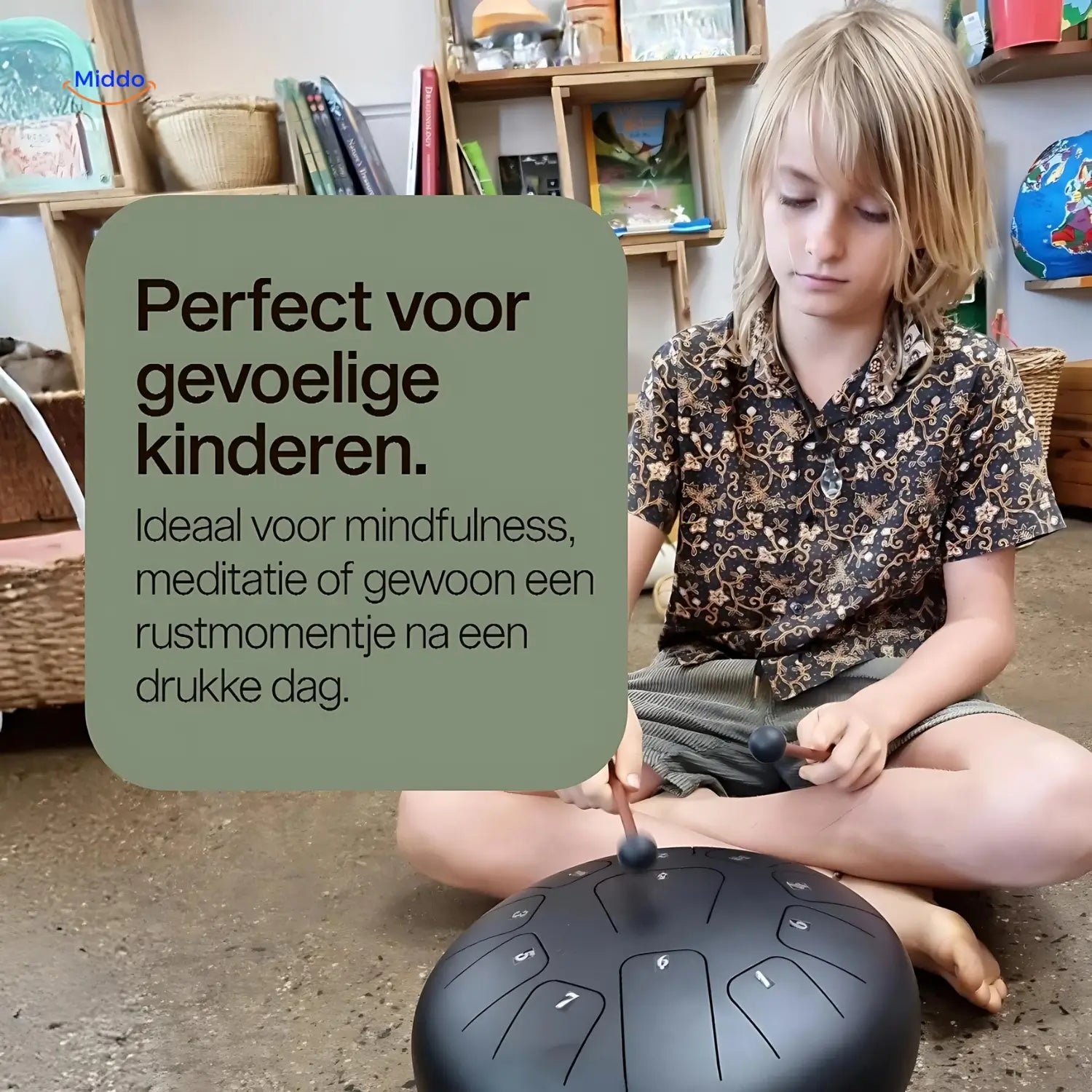 Harmonii KlankOase™ Steel Tongue Drum – Magical Sound Bowl Sound for Peace, Meditation & Creative Expression