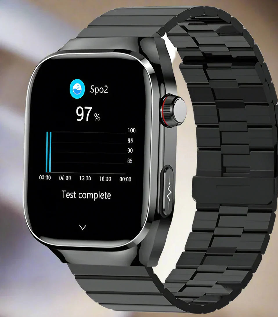 Health Smartwatch with EKG and 2.04 AMOLED Display – Monitor Heart Rate, Blood Sugar and More