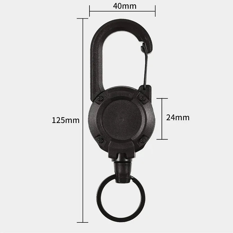 Heavy Duty Retractable Keychain for Keys & ID Badges