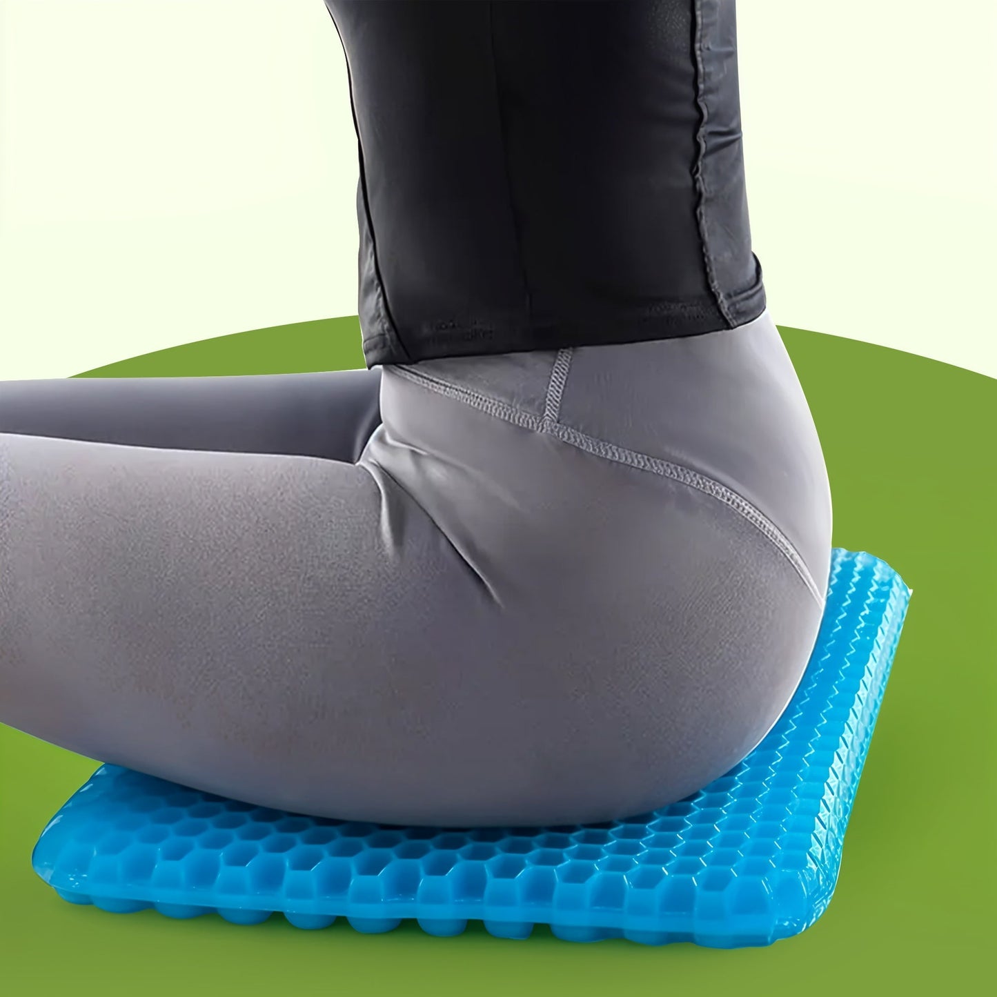 Honeycomb Gel Seat Cushion with Cover – Comfort for Chairs