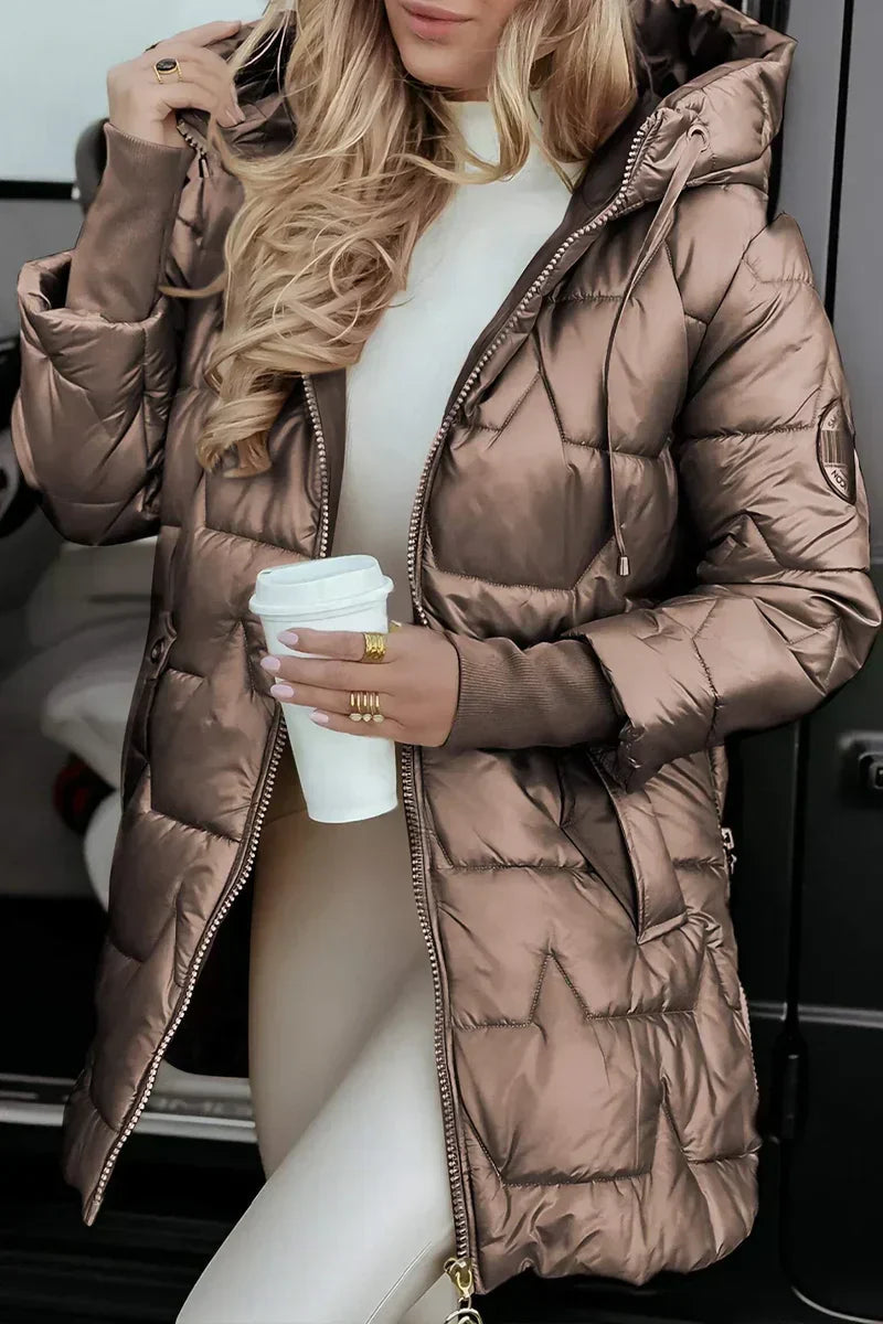 Hooded Winter Coat for Warmth and Everyday Comfort in Timeless Style