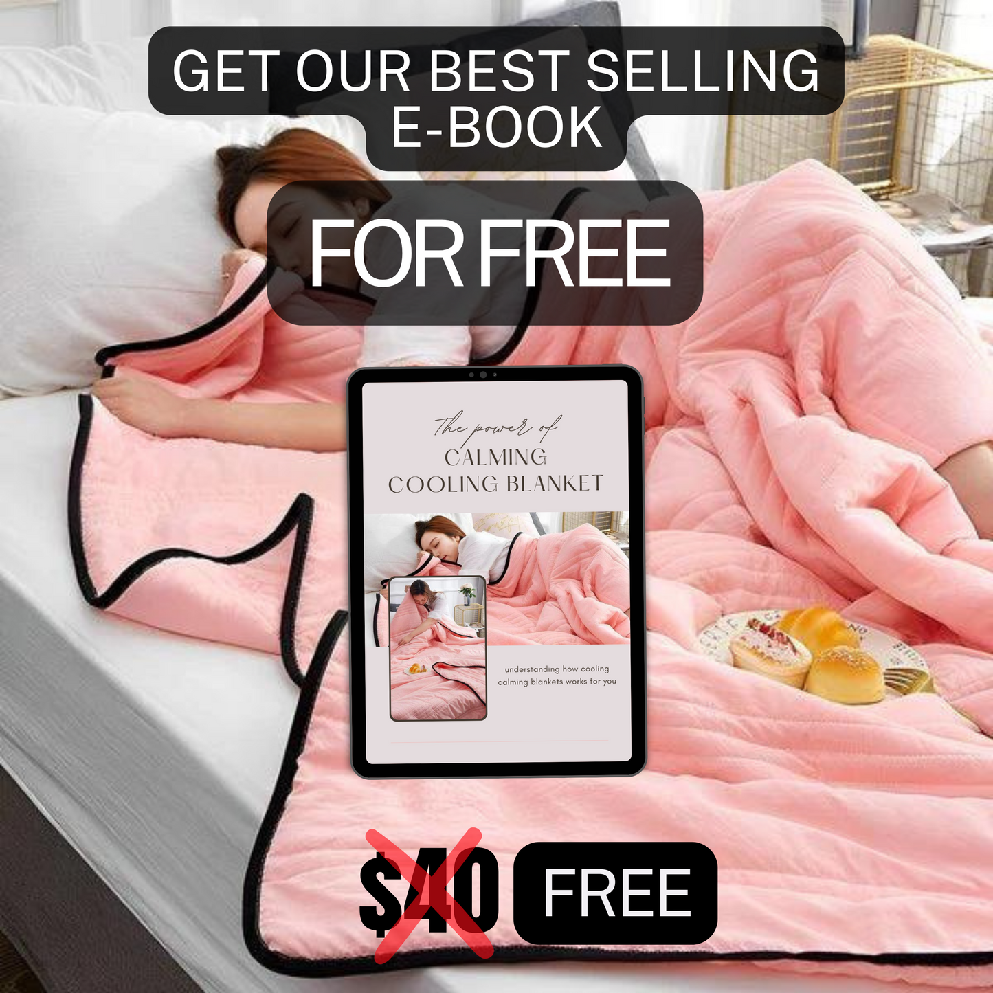 Ice Cooling Blanket for Hot Sleepers