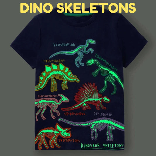 Icone™ DinoShirt: Kids Glow-in-the-Dark T-Shirt