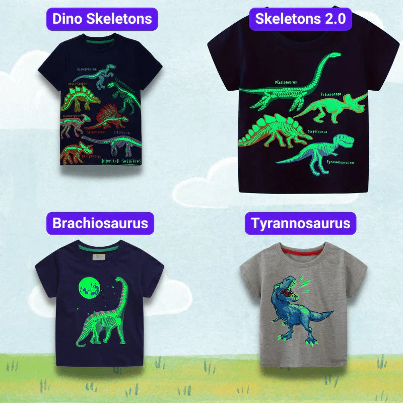 Icone™ DinoShirt: Kids Glow-in-the-Dark T-Shirt