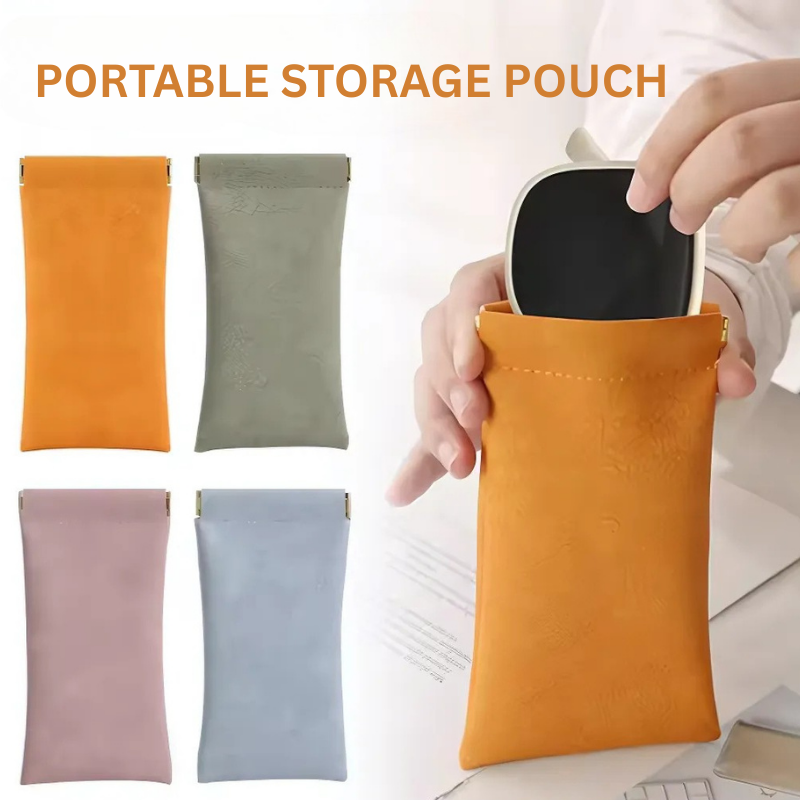 Icone™ Storage Pouch: Automatic Sealing Closure Portable Storage Bag
