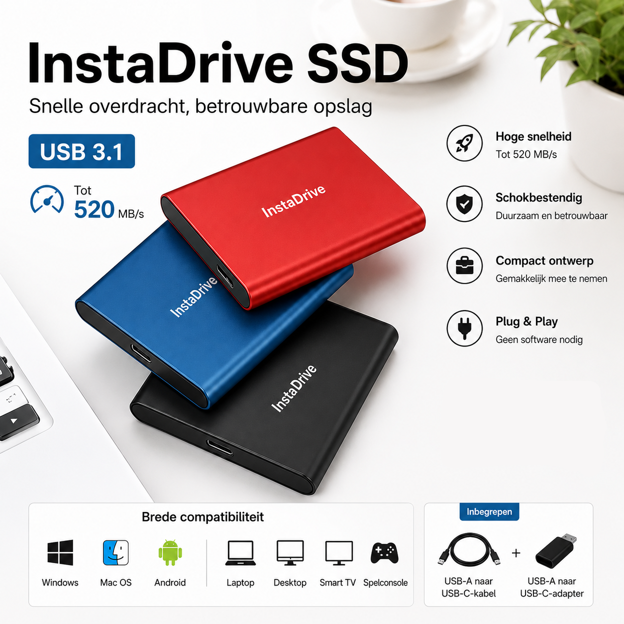 InstaDrive™ | Direct a Fast Computer & Never Run Out of Memory Again