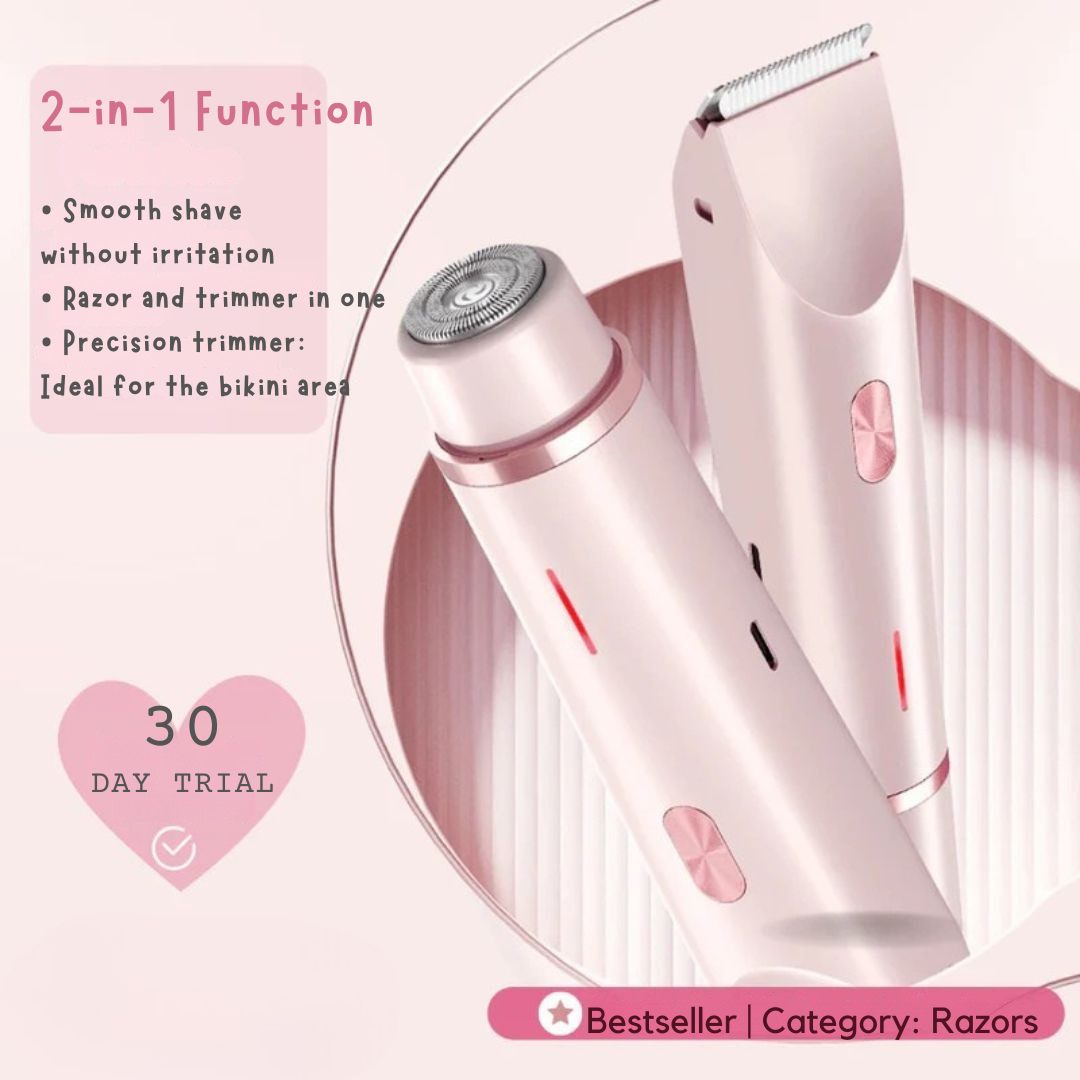 Intimate Shaver | Cordless Electric Razor | Gentle Wet Dry Shaving | IntimLisse