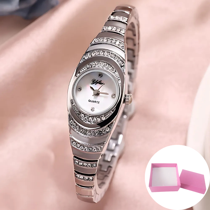 Jewelance™ ElegantWatch: Elegant Modern Women's Watch with Gift Box