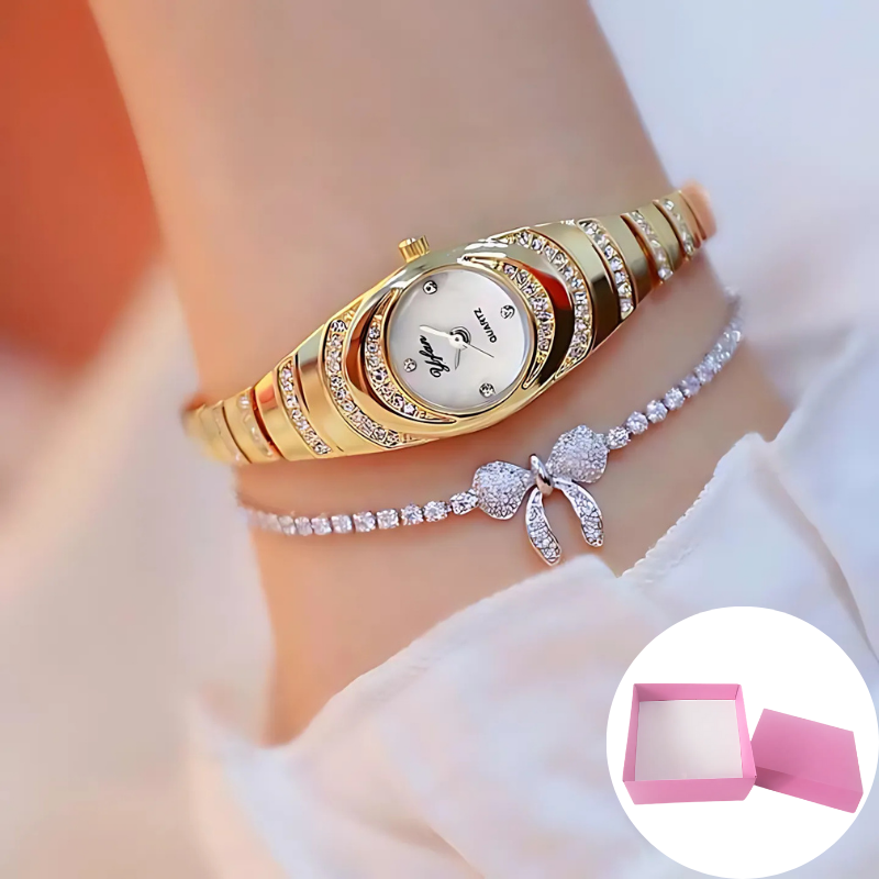 Jewelance™ ElegantWatch: Elegant Modern Women's Watch with Gift Box