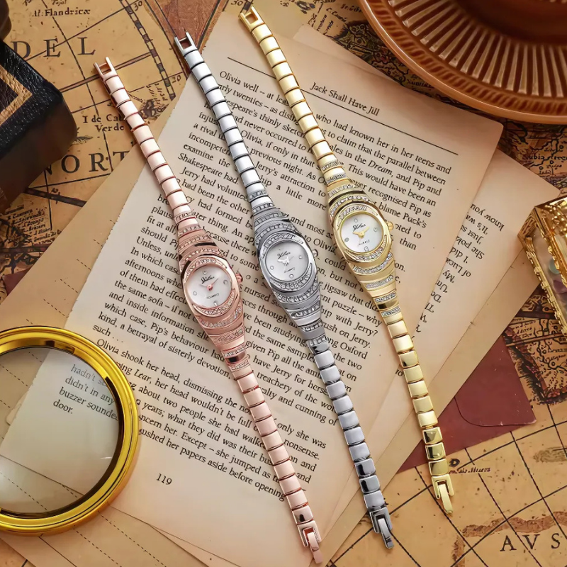 Jewelance™ ElegantWatch: Elegant Modern Women's Watch with Gift Box