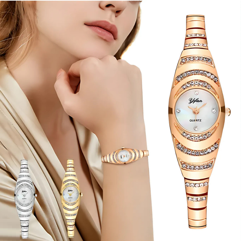 Jewelance™ ElegantWatch: Elegant Modern Women's Watch with Gift Box