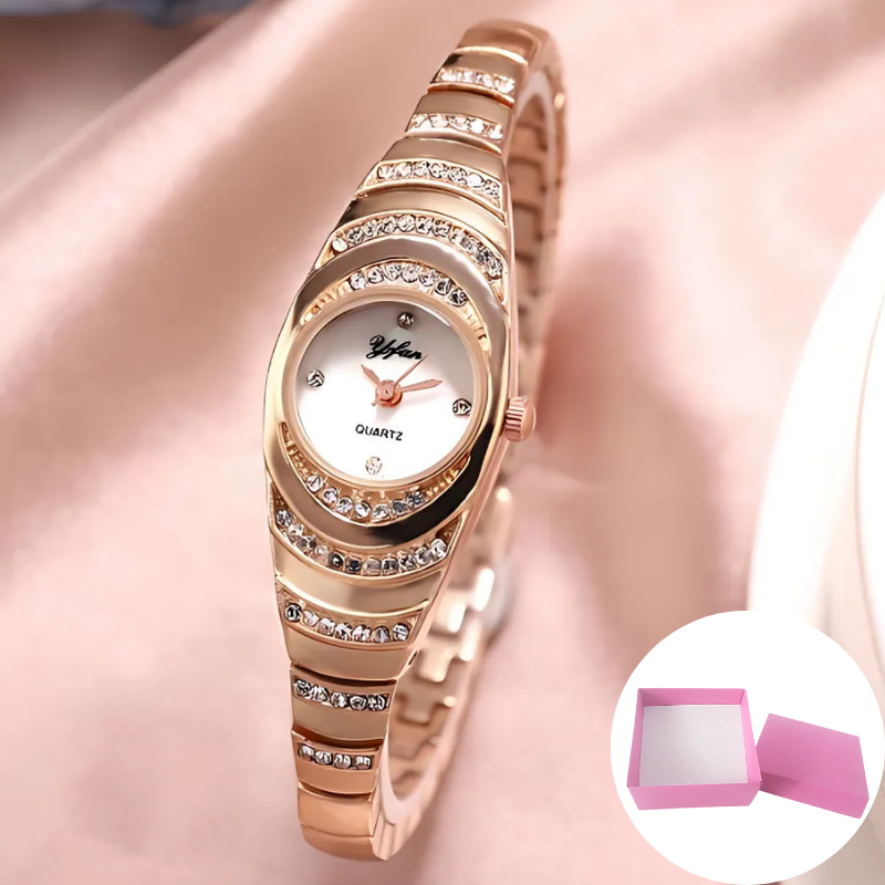 Jewelance™ ElegantWatch: Elegant Modern Women's Watch with Gift Box