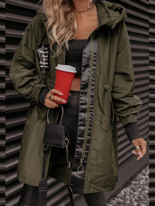 Women's Hooded Parka Coat - Image 1