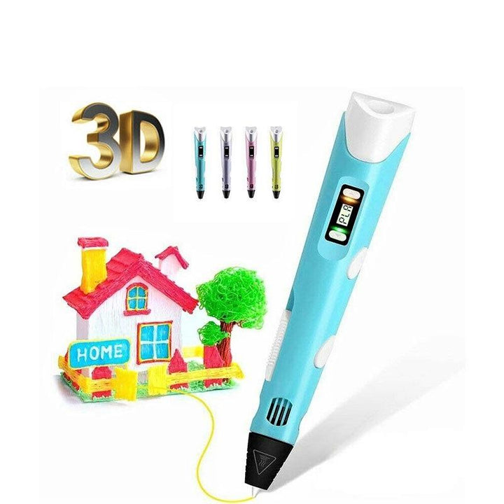 Kids 3D Printing Pen with 20 Color Filaments and Easy Setup
