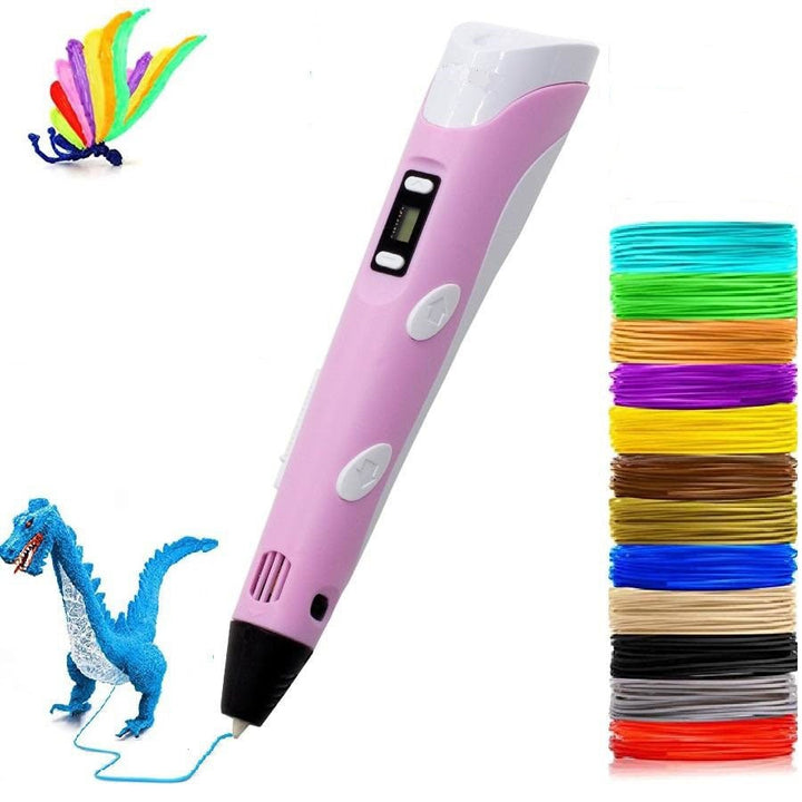Kids 3D Printing Pen with 20 Color Filaments and Easy Setup