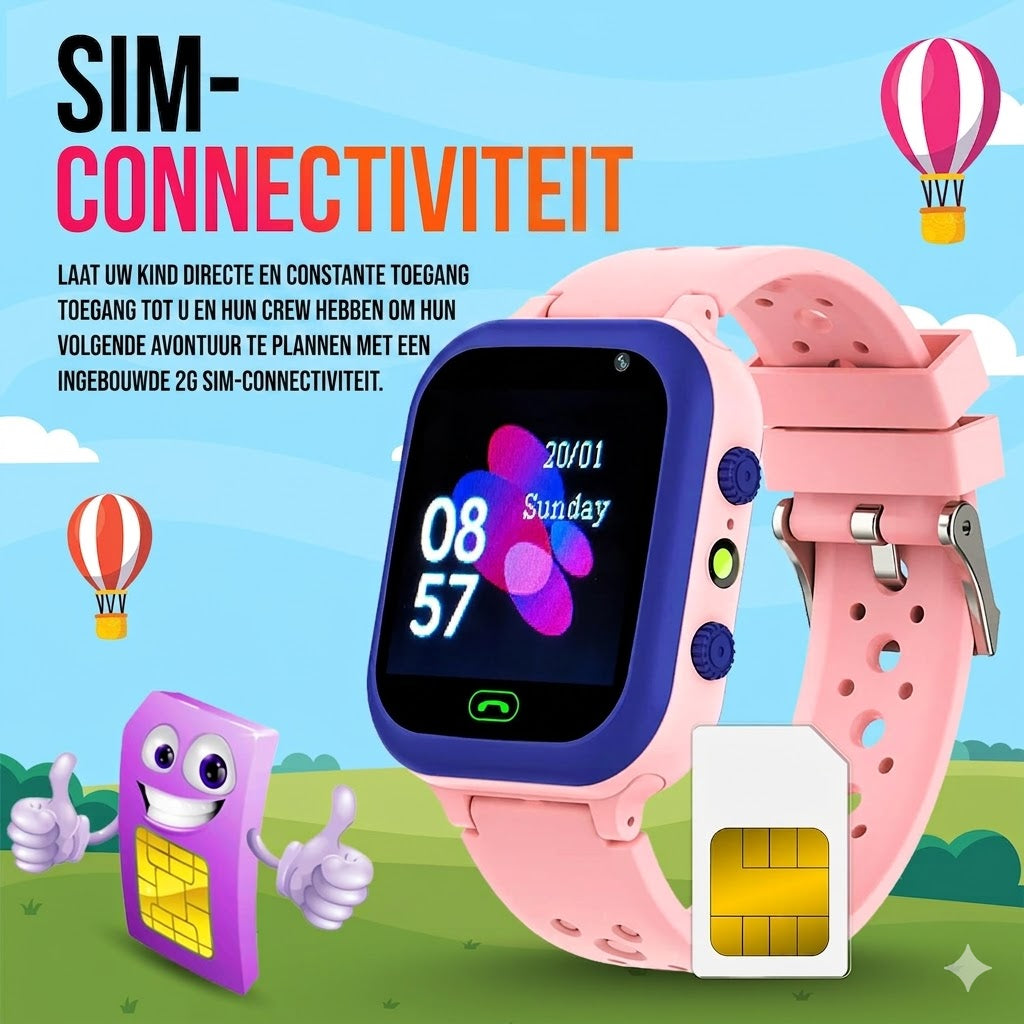 Kids GPS Watch - Waterproof | Video Calling | Safety