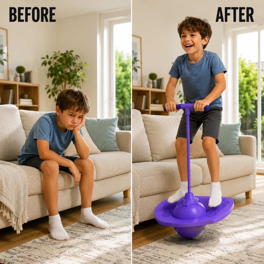 Kids' Pogo Ball with Handle Bar