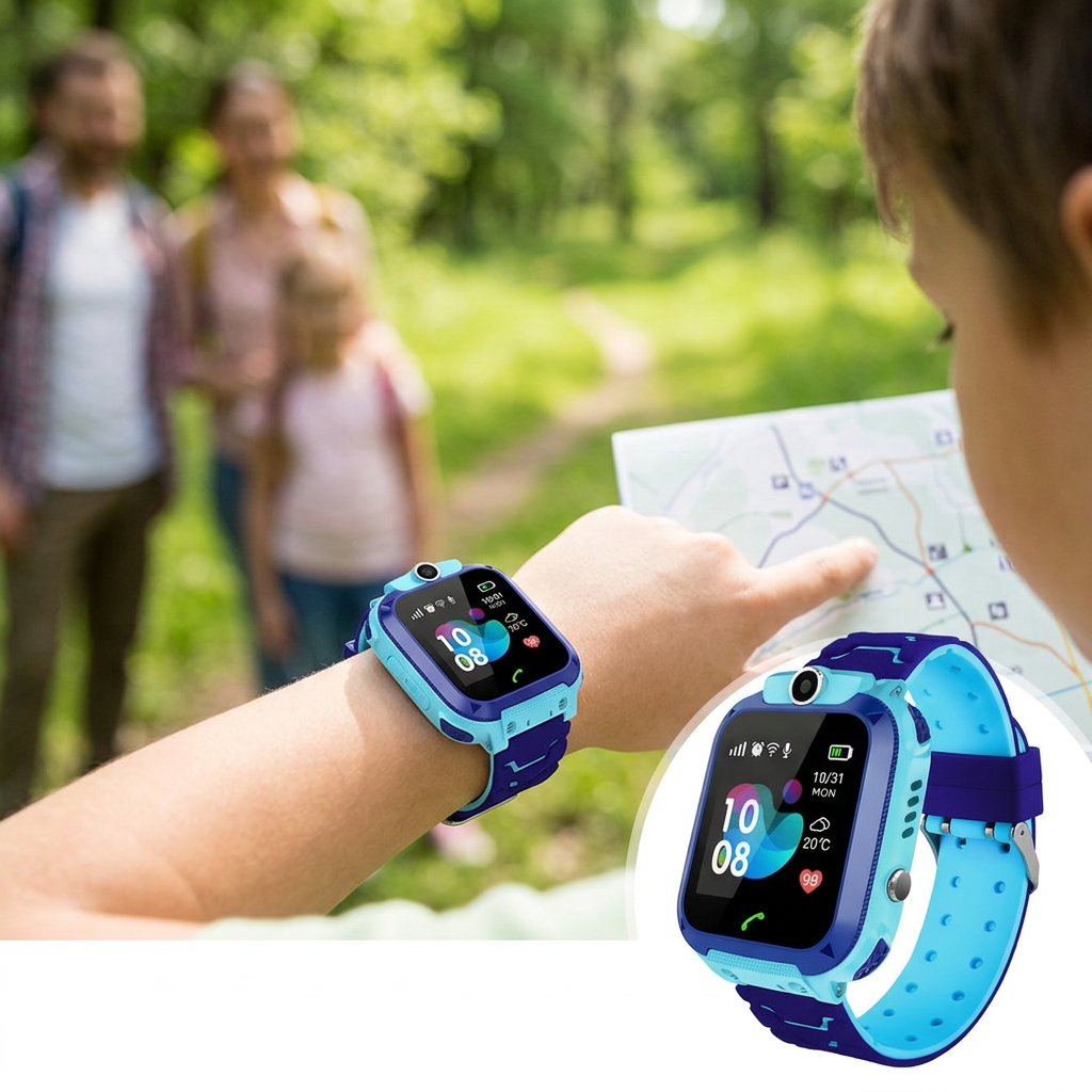 Kids Smartwatch with GPS, Camera, Phone Calls, and SOS Button