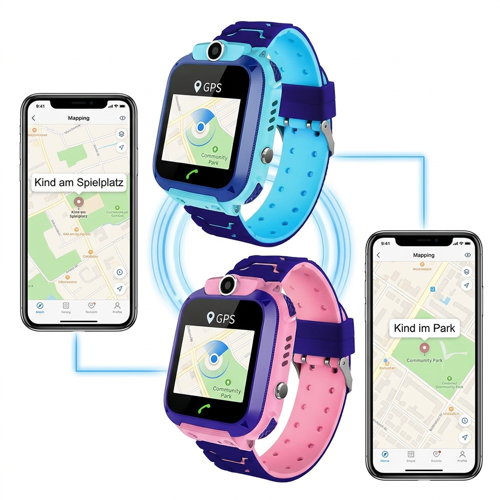 Kids Smartwatch with GPS, Camera, Phone Calls, and SOS Button