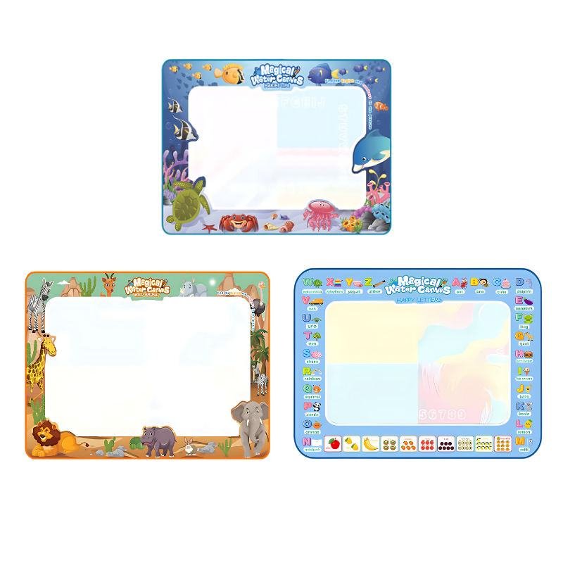Kletshuts™ WaterCanvas: Reusable Water Doodle Canvas Set for Kids