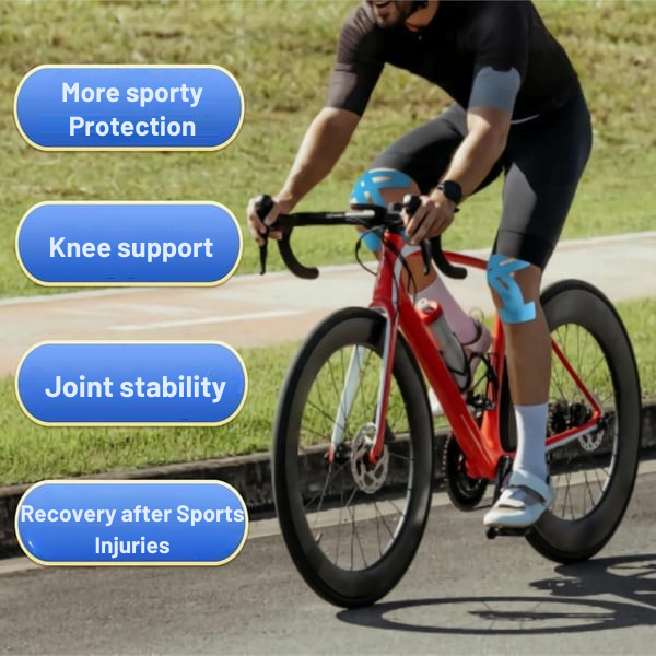 Knee Brace | Pre-Cut Kinesio Tape | Breathable Knee Support | Flexify
