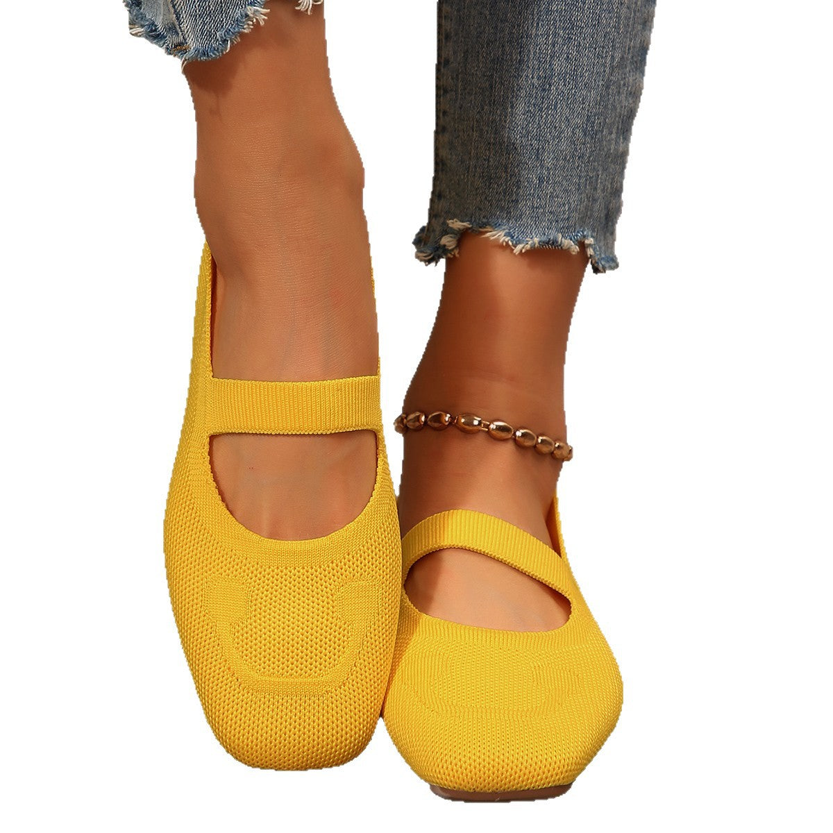 Ladies Cheerful Mary Jane Ballerinas Closora