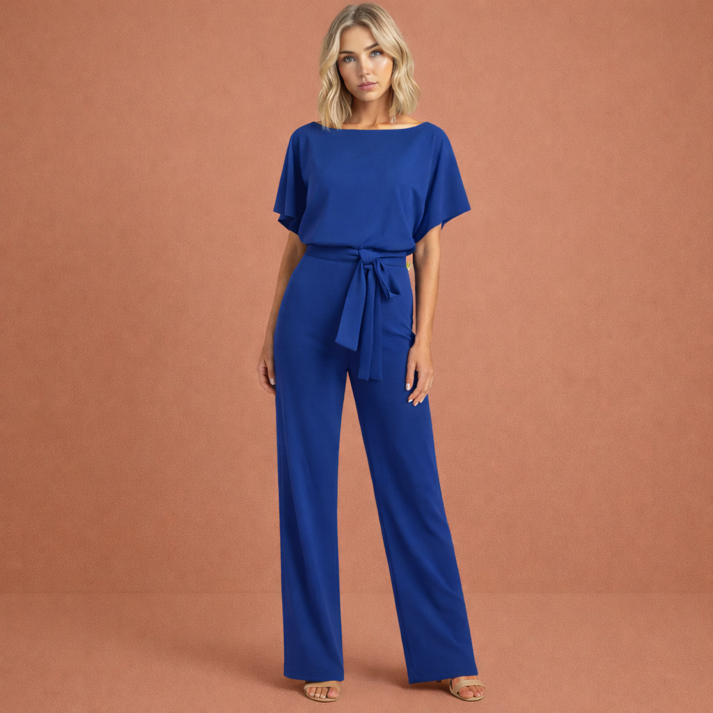 Ladies Elegant Two-Piece Set with Belt for a Refined Look