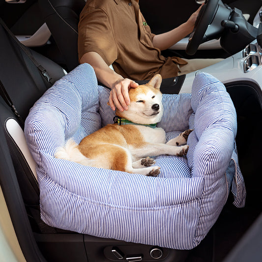 Large Dog Car Seat - Portable, Cozy Cushion for Outings