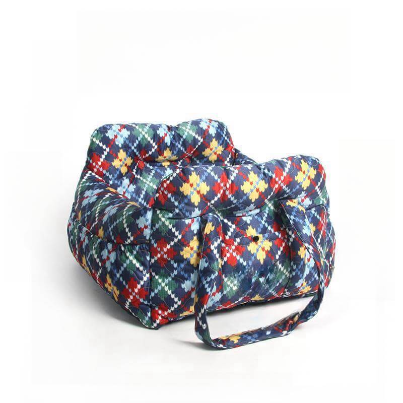 Large Dog Car Seat - Portable, Cozy Cushion for Outings