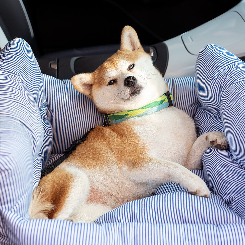 Large Dog Car Seat - Portable, Cozy Cushion for Outings