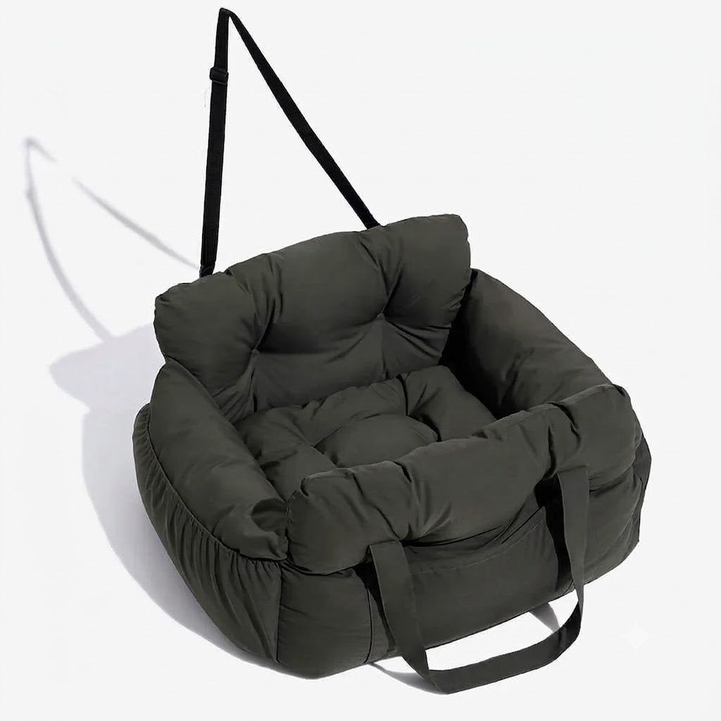 Large Dog Car Seat - Portable, Cozy Cushion for Outings