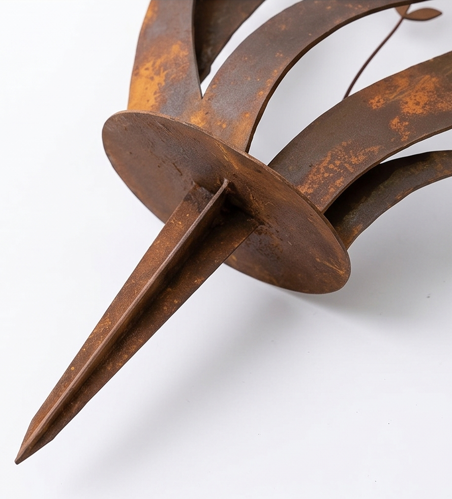 Lark & Iron™ – Rustic Bird & Wildflower Garden Stake