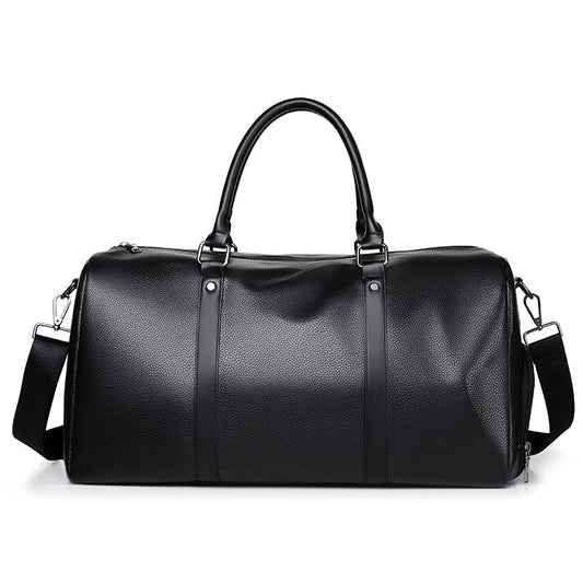 Leather Weekend Travel Duffle Bag