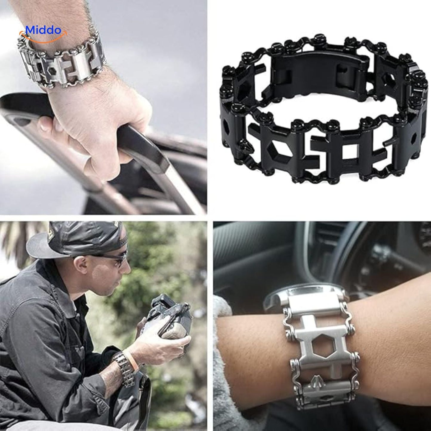 Leatherman Tread Style Multitool Bracelet - Choose Between With or Without Logo!