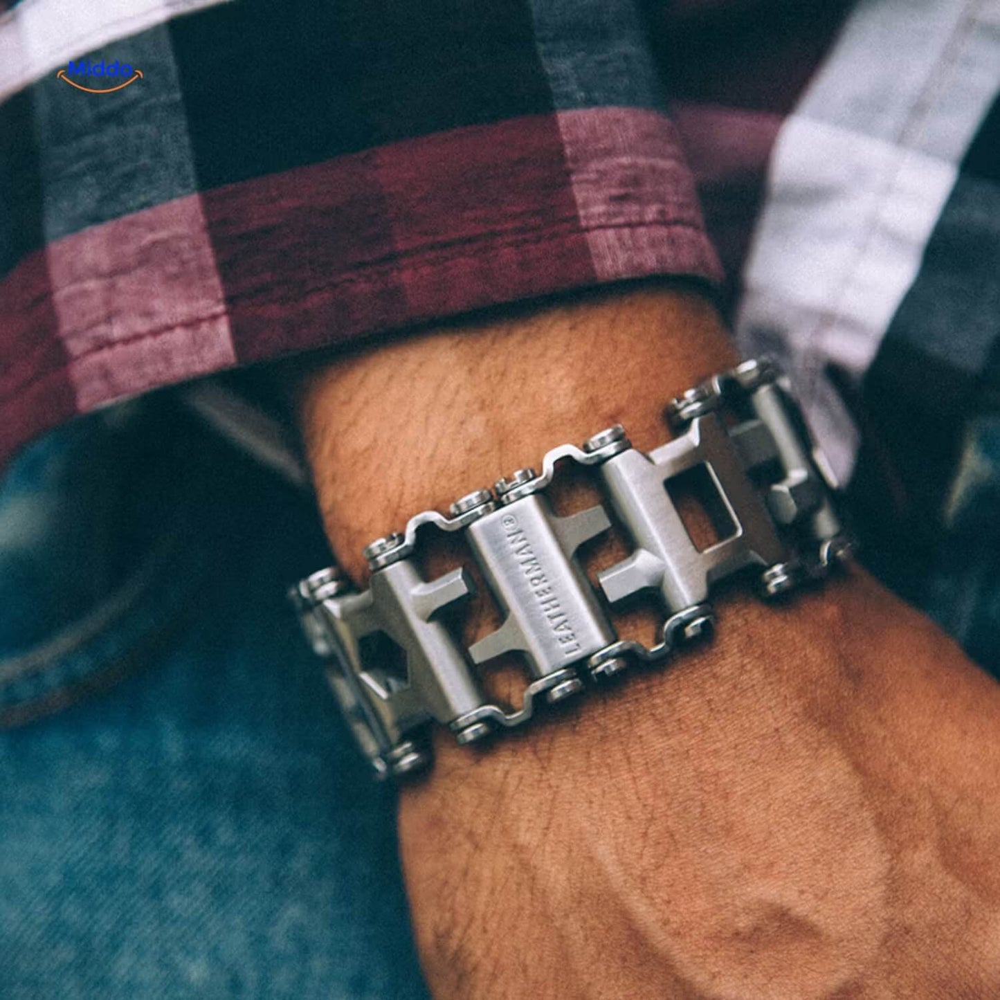 Leatherman Tread Style Multitool Bracelet - Choose Between With or Without Logo!