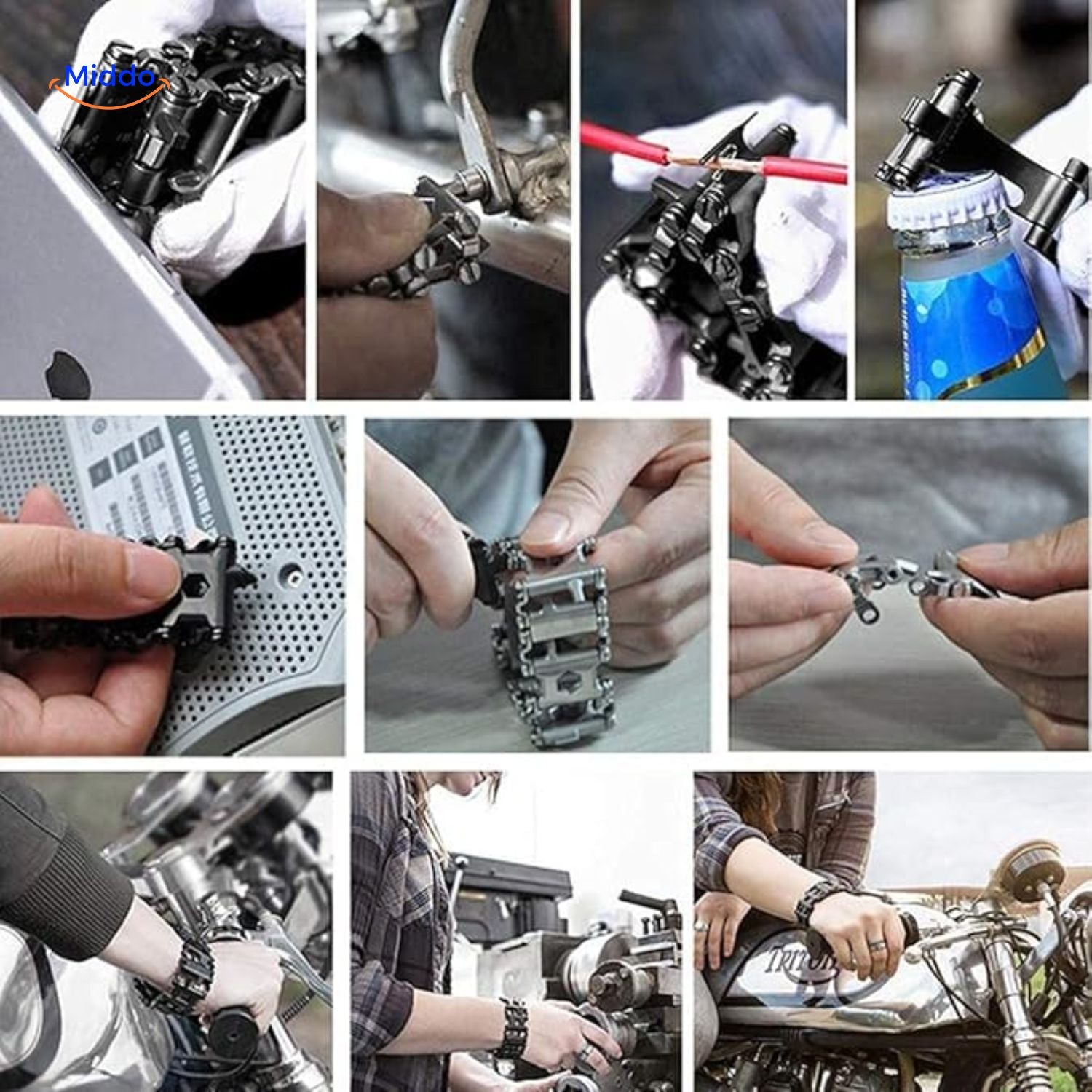 Leatherman Tread Style Multitool Bracelet - Choose Between With or Without Logo!