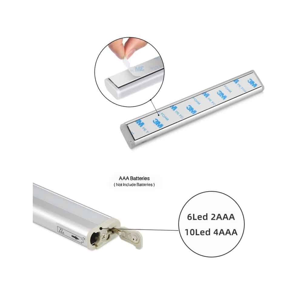 LED Cabinet Light with Sensor - Warm White - 200 Lumen