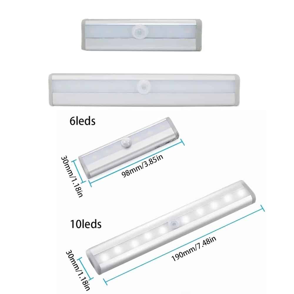 LED Cabinet Light with Sensor - Warm White - 200 Lumen