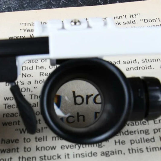 LED Magnifying Glasses - 8x 15x 23x Loupes | Comfort & Precision