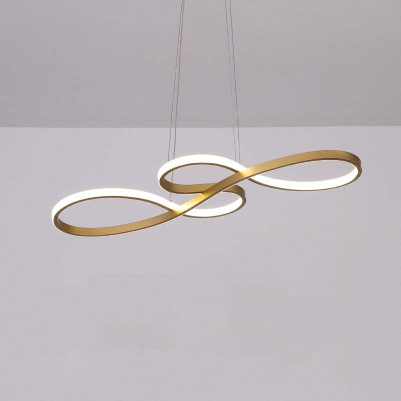 LED Musical Notes Pendant | Unique Design Lamp in Black, White, Gold