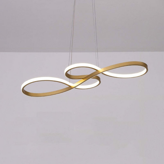 LED Musical Notes Pendant | Unique Design Lamp in Black, White, Gold
