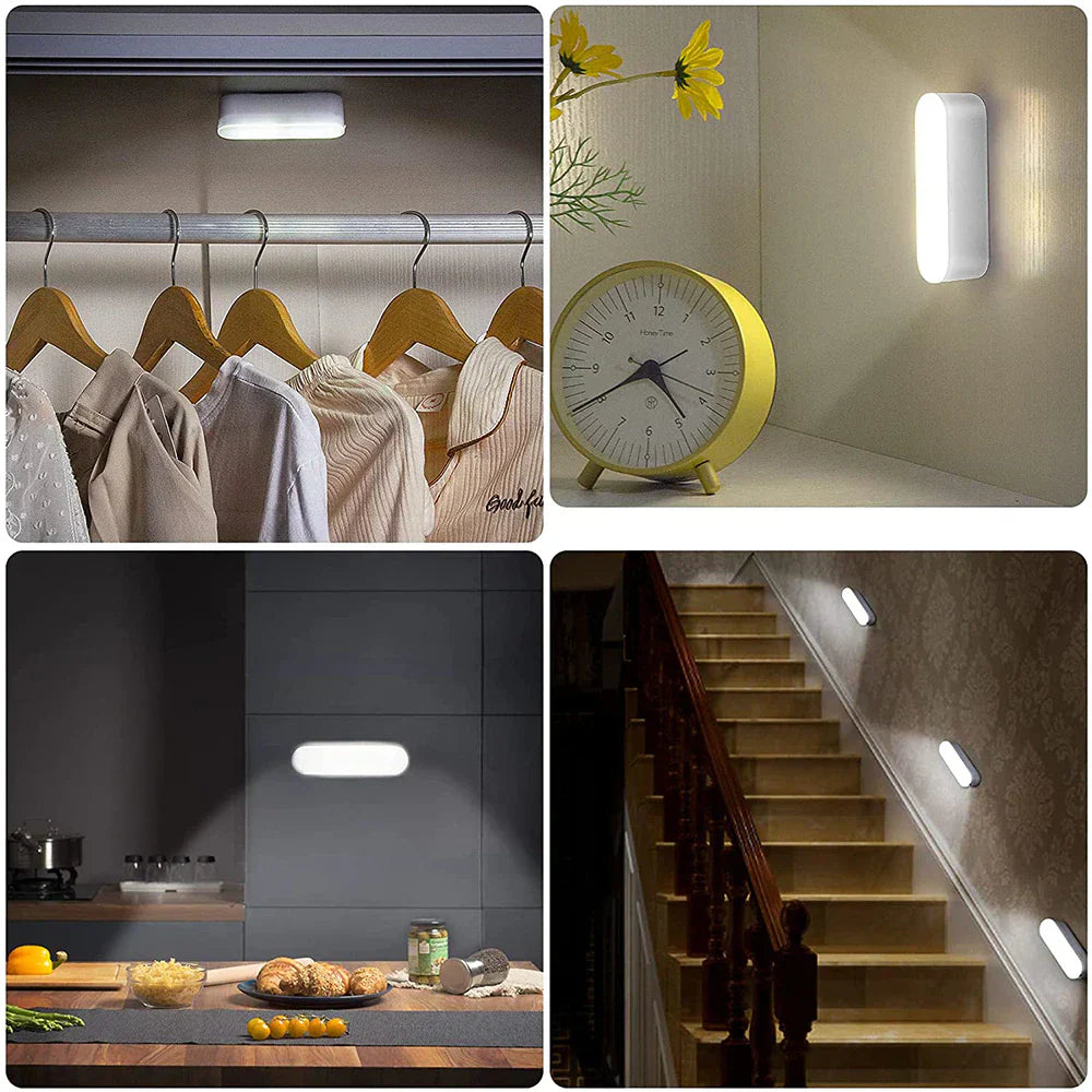 LED USB Rechargeable Wireless Motion Sensor Wall Lamp