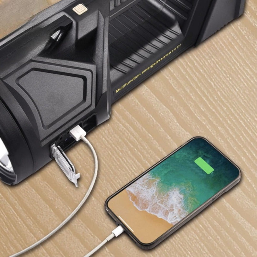 Ledsen™ PowerLight: Multifunctional, Powerful, Rechargeable Emergency Light
