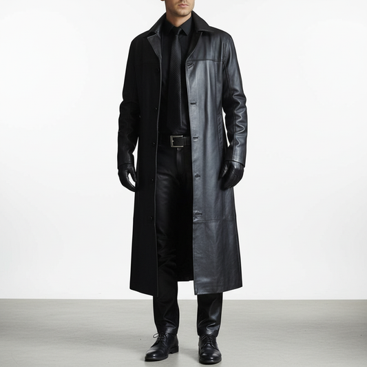 Long Leather Coat