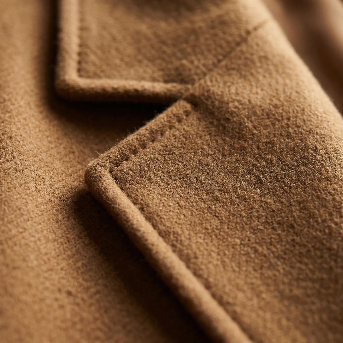 Long Single-Breasted Lapel Coat - Russell