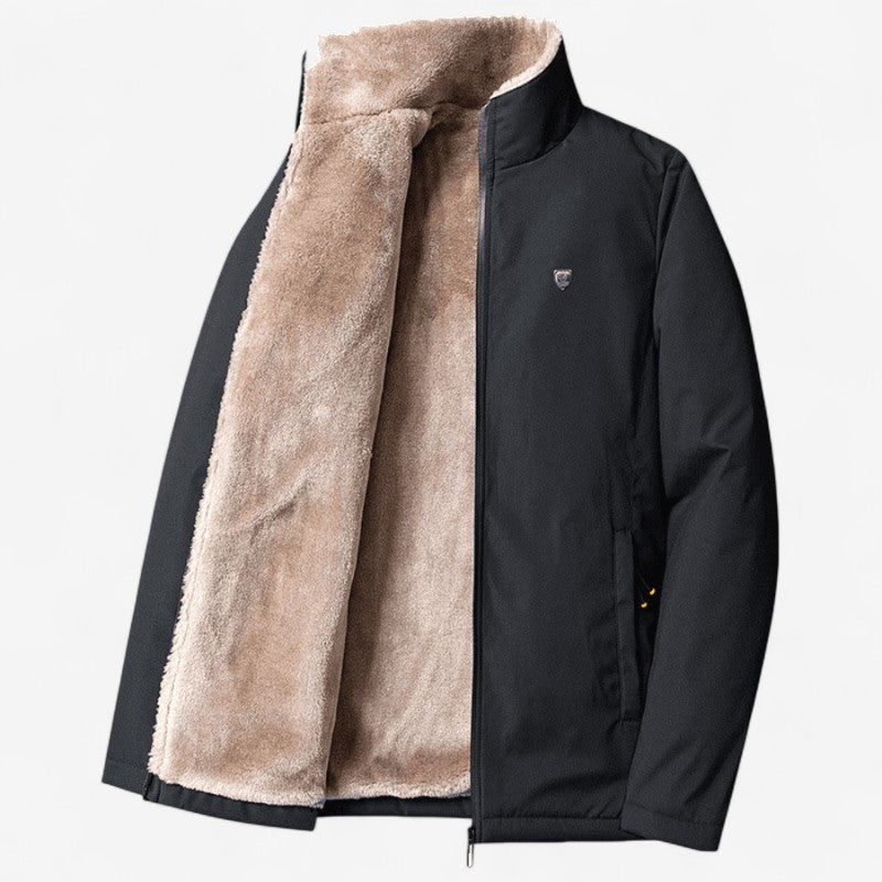 Long-sleeved high-neck jacket