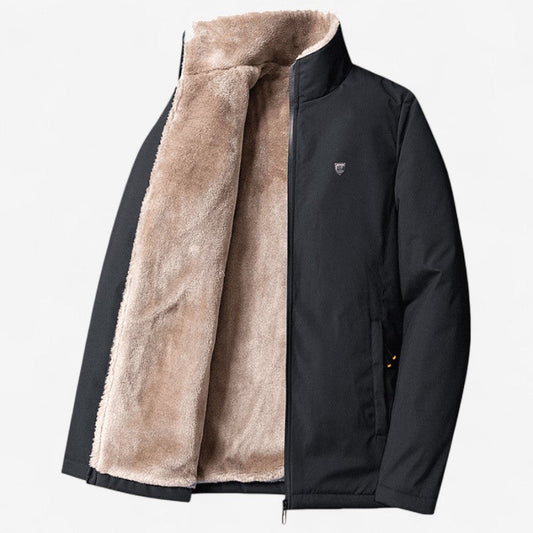 Long-sleeved high-neck jacket