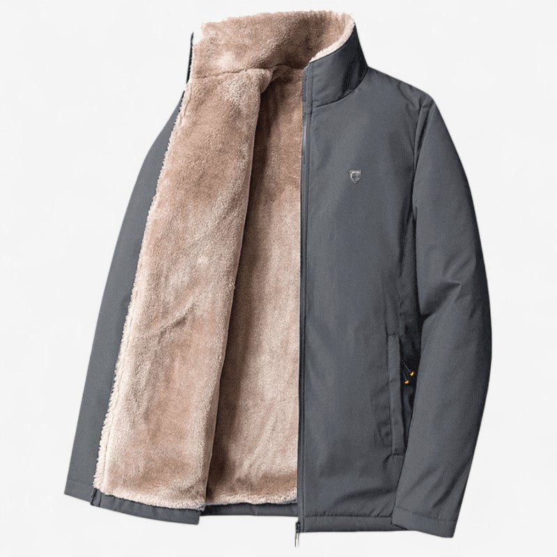 Long-sleeved high-neck jacket
