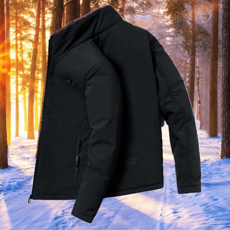 Long-sleeved high-neck jacket