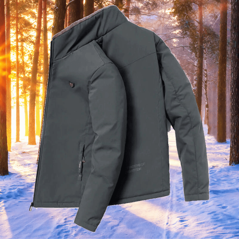 Long-sleeved high-neck jacket
